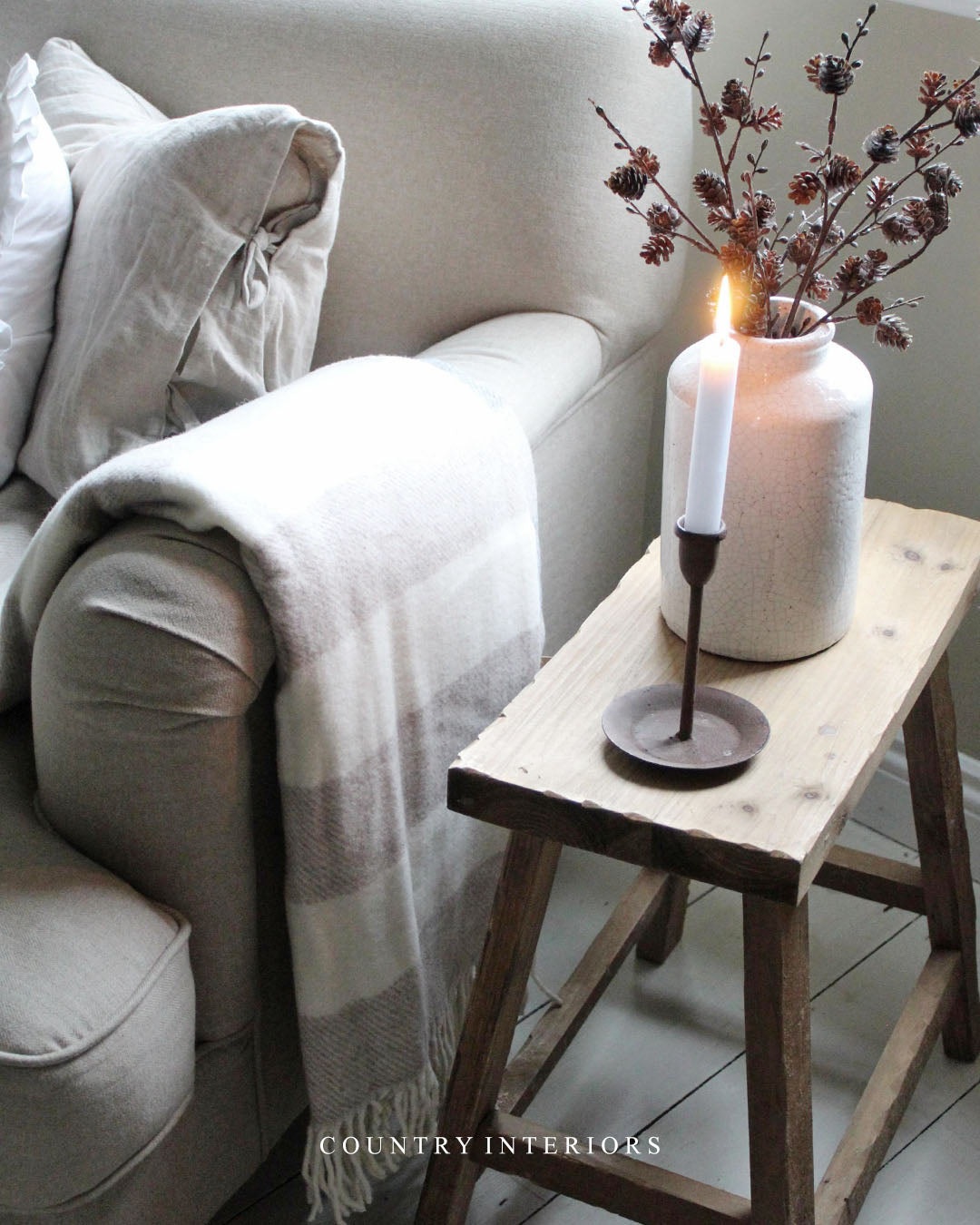 Vintage Rust Candle Holders - Two Sizes