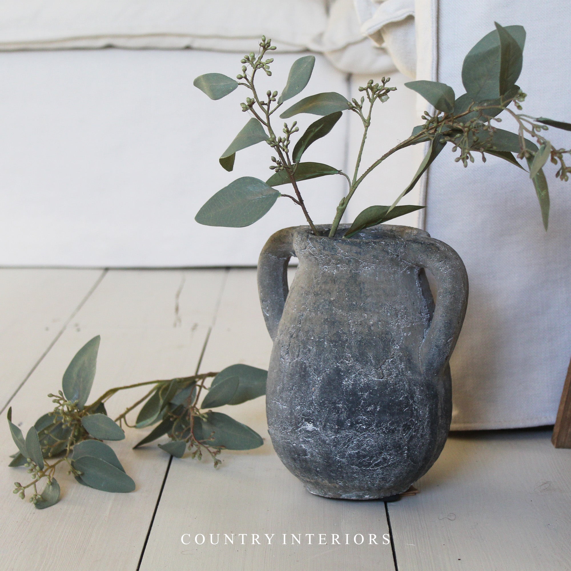 Rustic Jar with Handles
