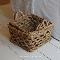 Seagrass storage basket - Two sizes