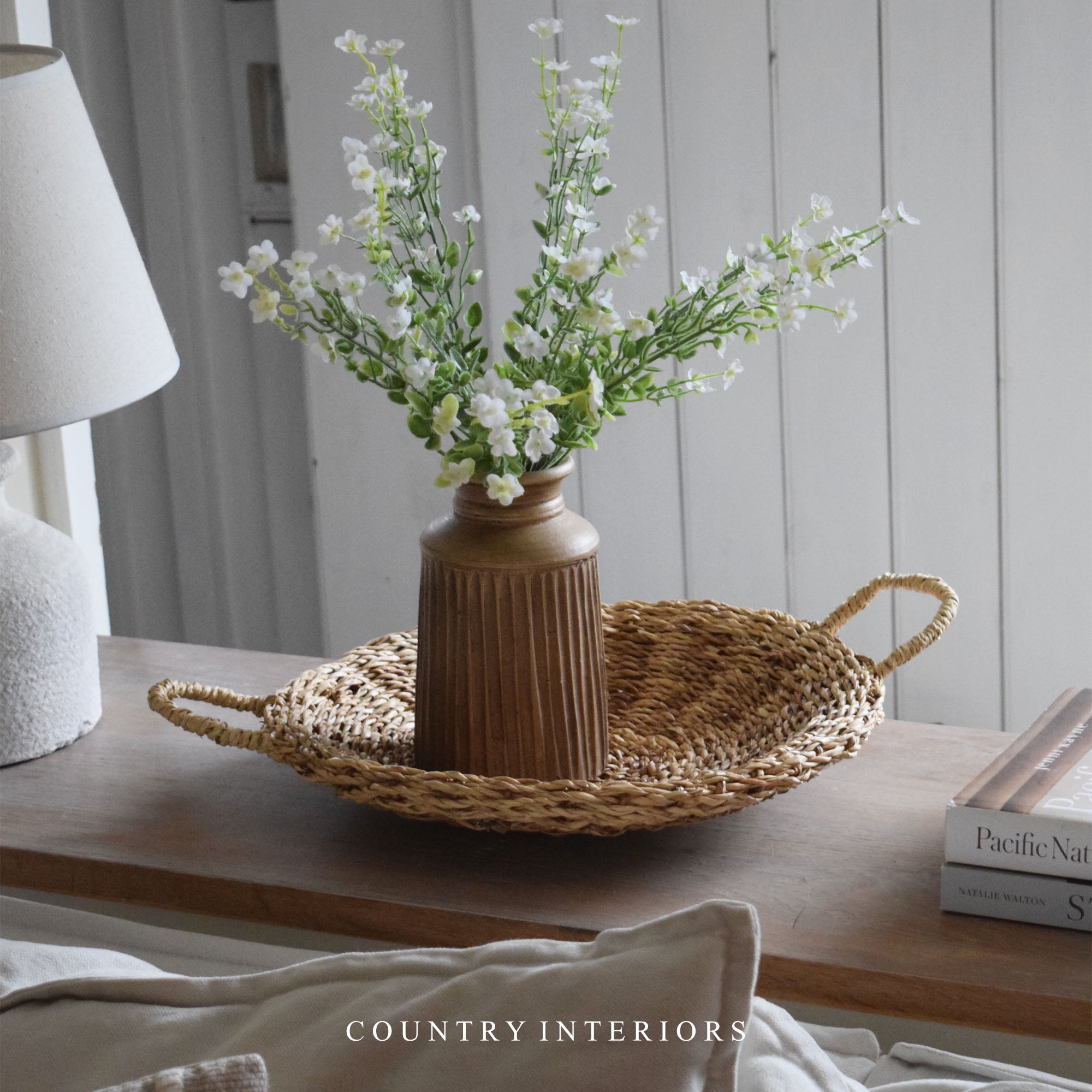 Round seagrass trays - Two sizes