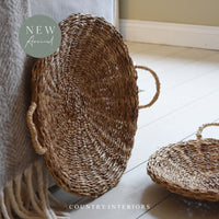 Round seagrass trays - Two sizes