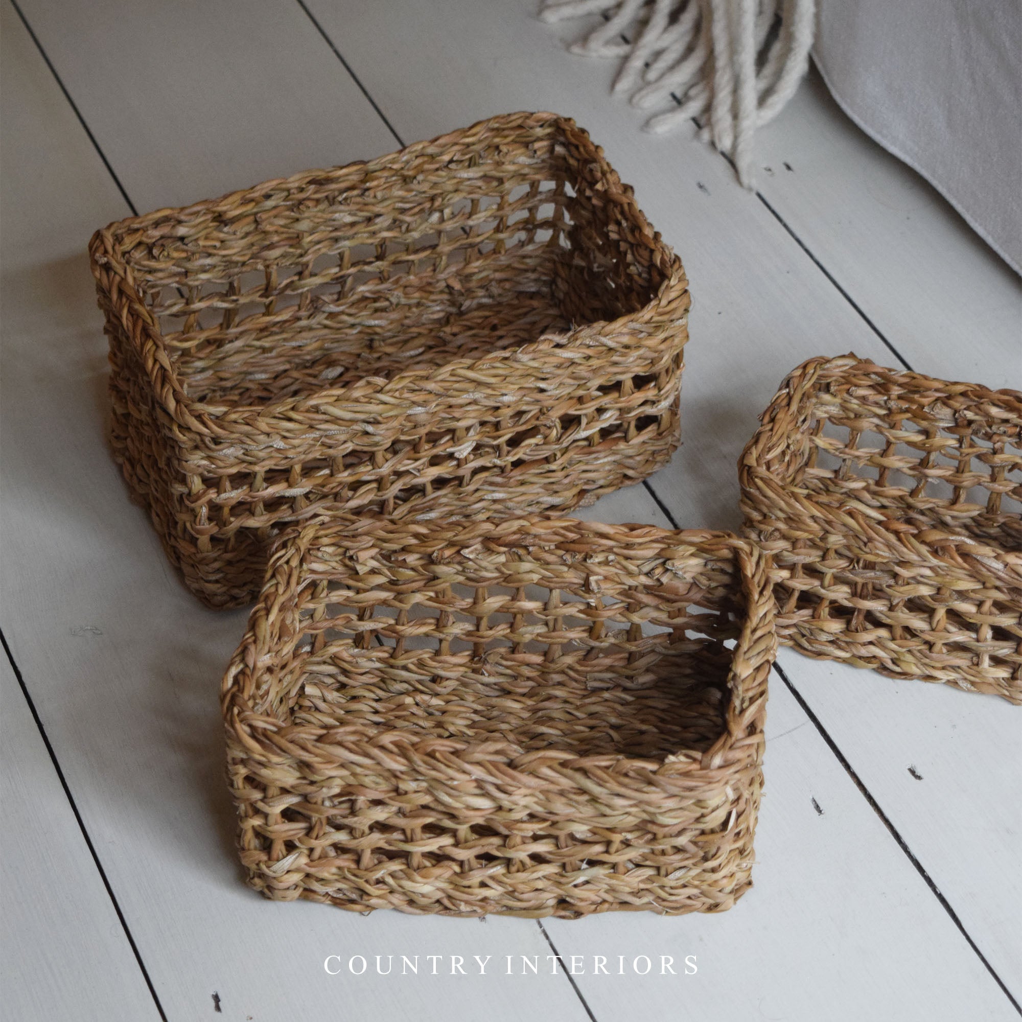 Storage baskets - Set of three