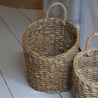 Seagrass hanging baskets - Two sizes