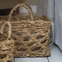 Seagrass storage basket - Two sizes