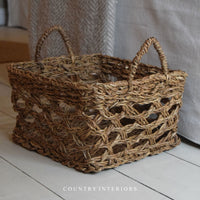 Seagrass storage basket - Two sizes