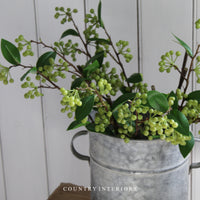 Tall Green Berry Spray - 69cm