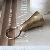 Forged Brass Bell Candle Snuffer