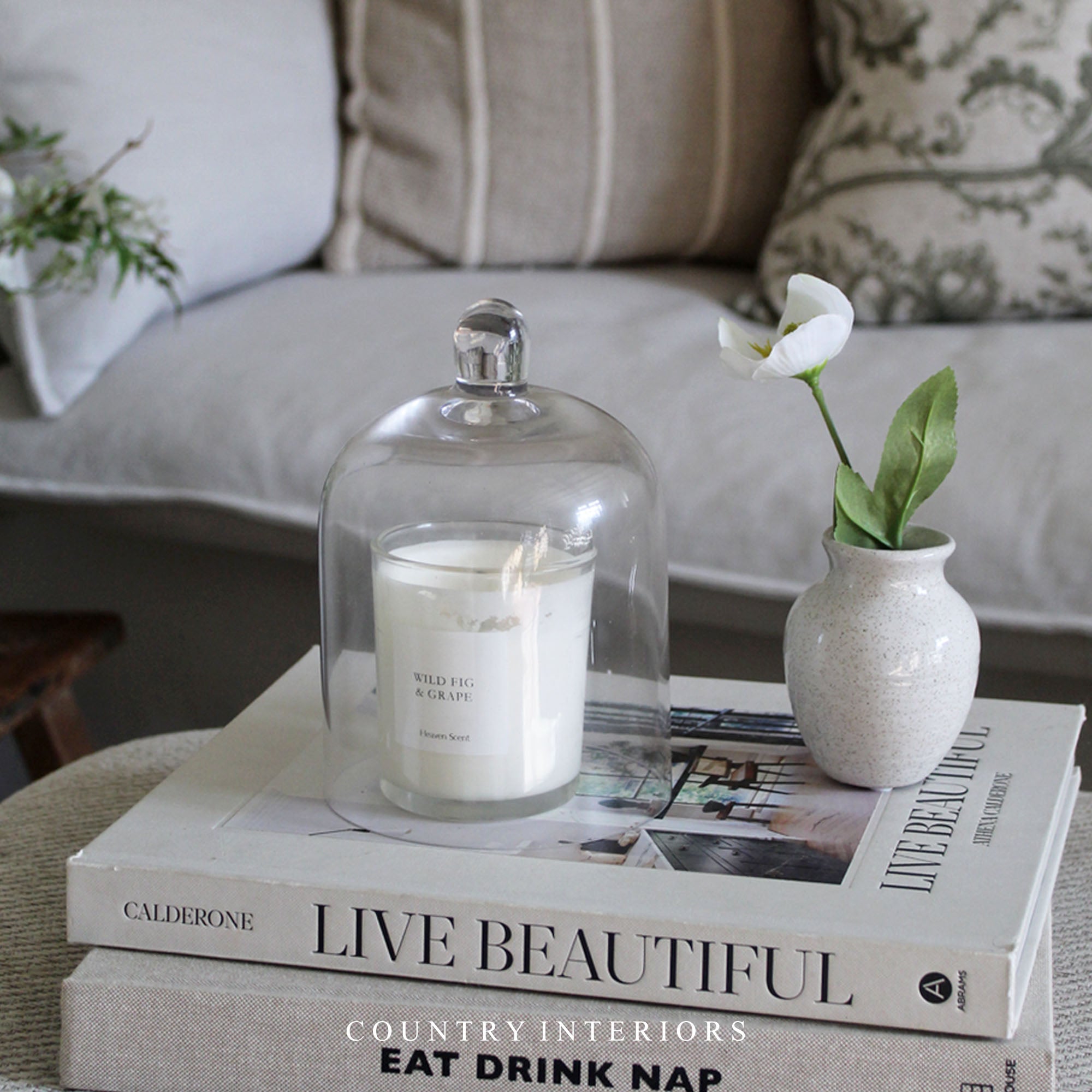 Cloche / Glass Candle Cover