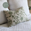 Rectangular Country Floral Cushion Feather Inner