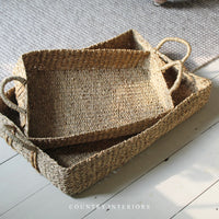 Rectangular Seagrass Tray - Two Sizes