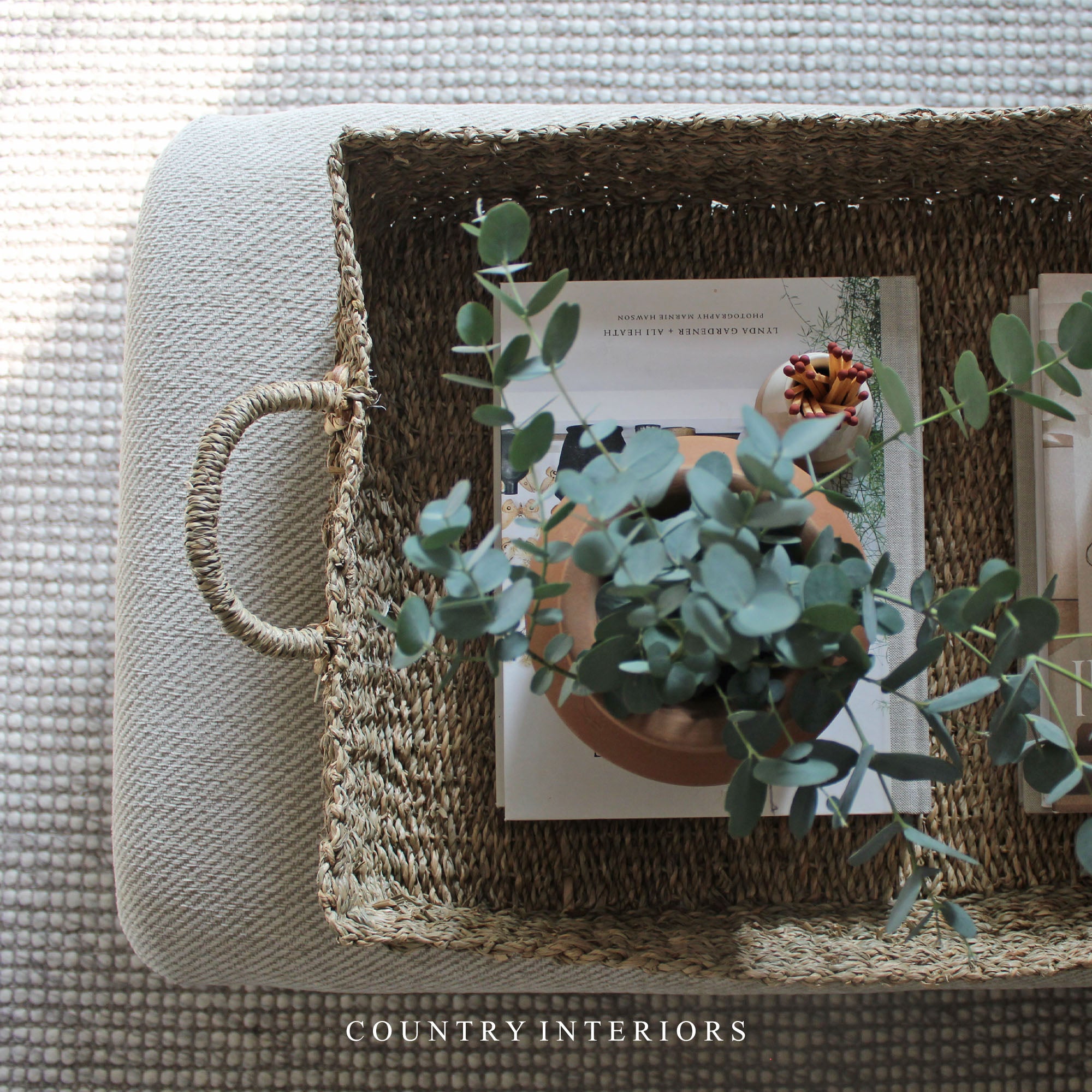 Rectangular Seagrass Tray - Two Sizes