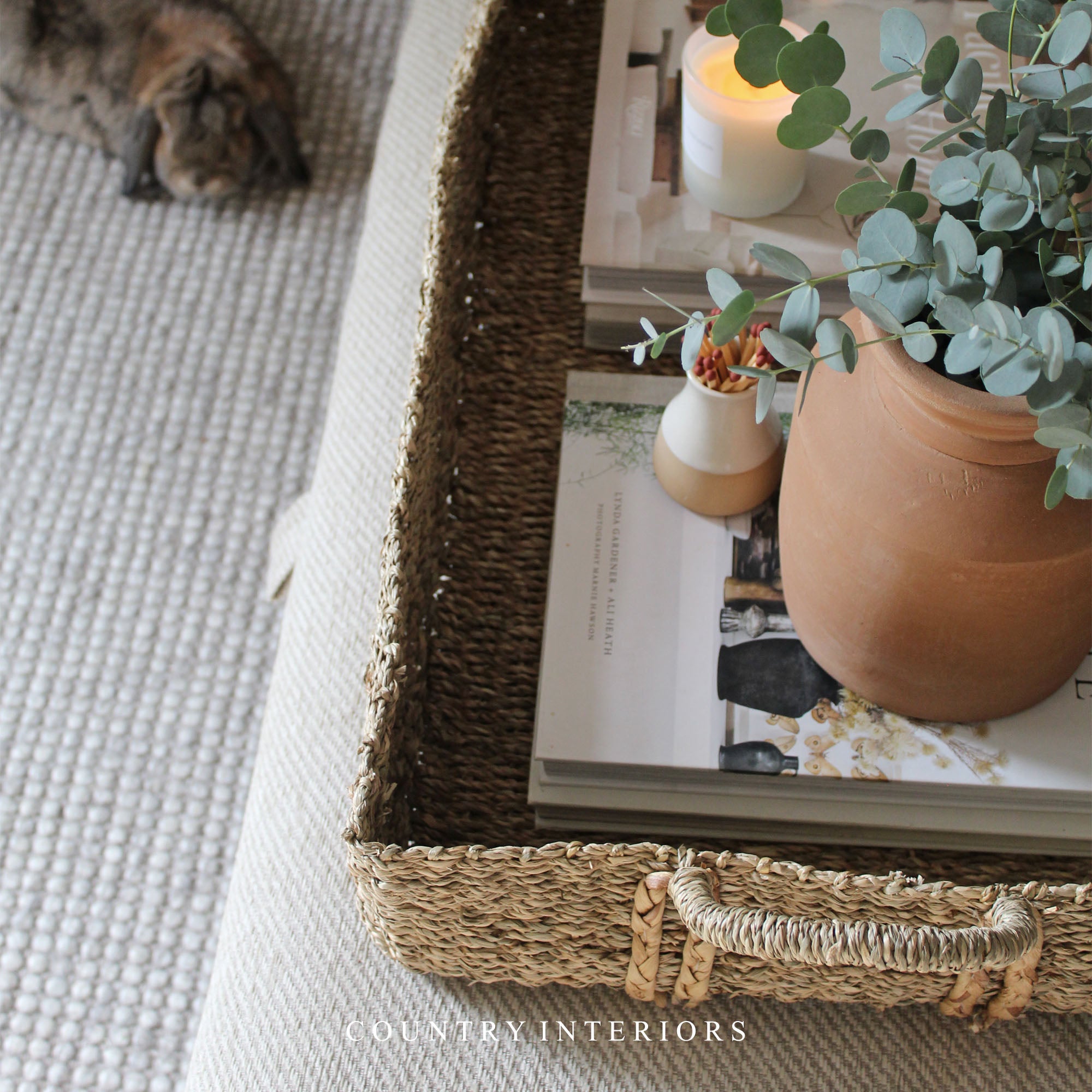 Rectangular Seagrass Tray - Two Sizes