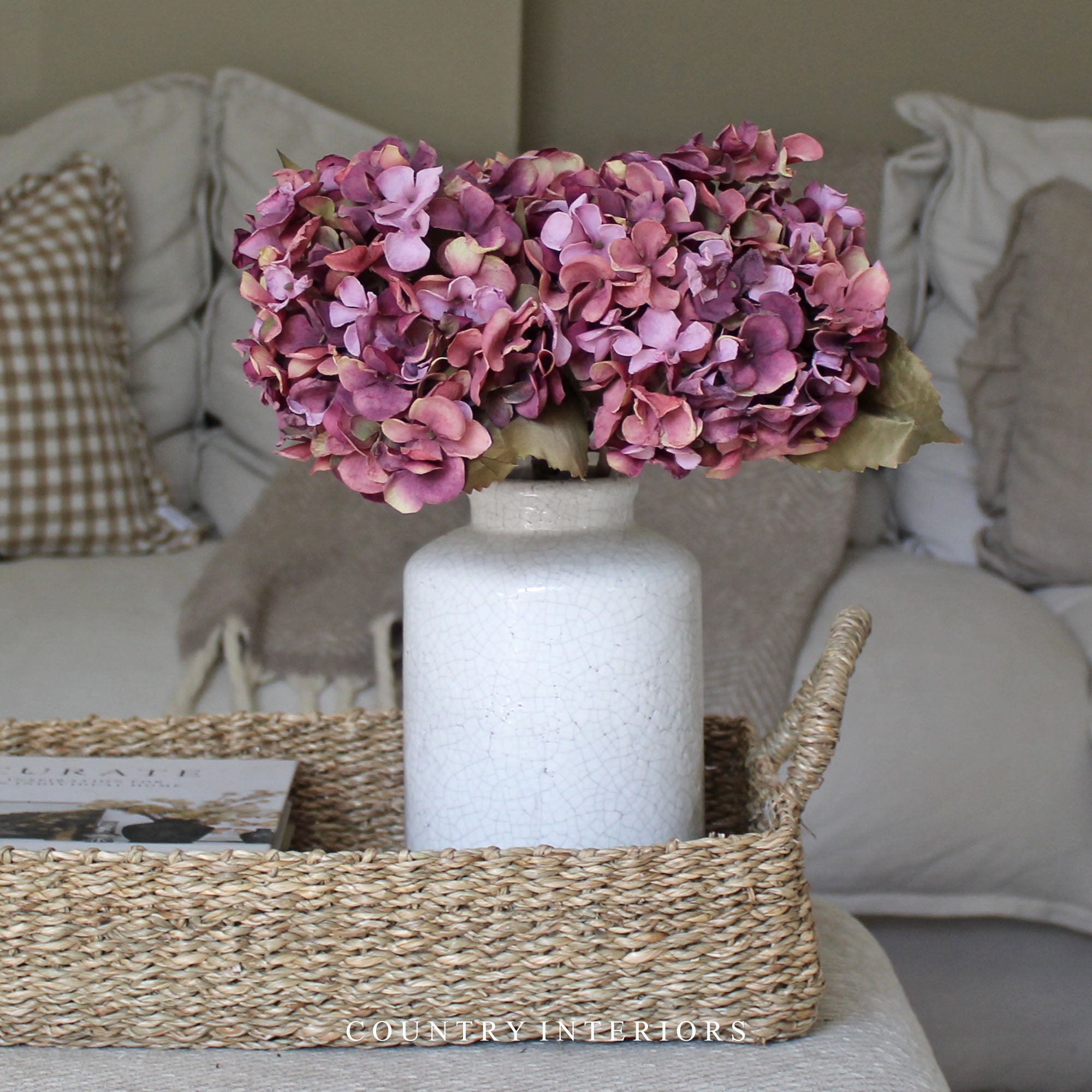 Purple Hydrangea - 46cm