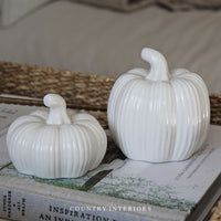 Ceramic Pumpkins - Two Sizes