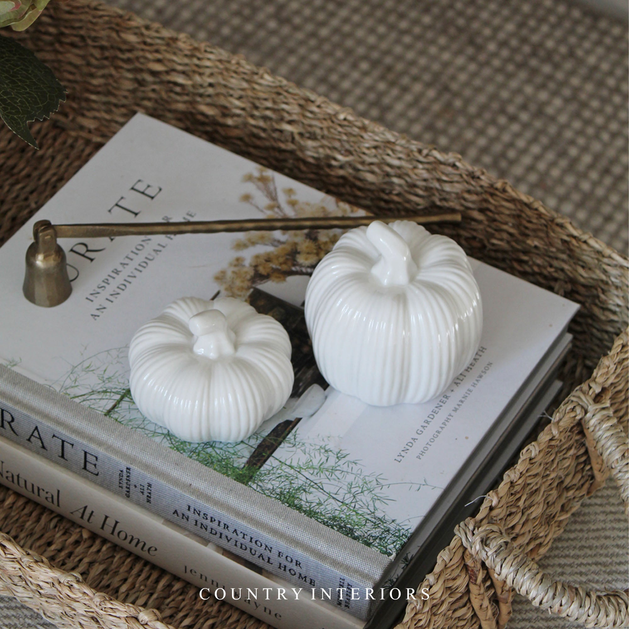 Ceramic Pumpkins - Two Sizes