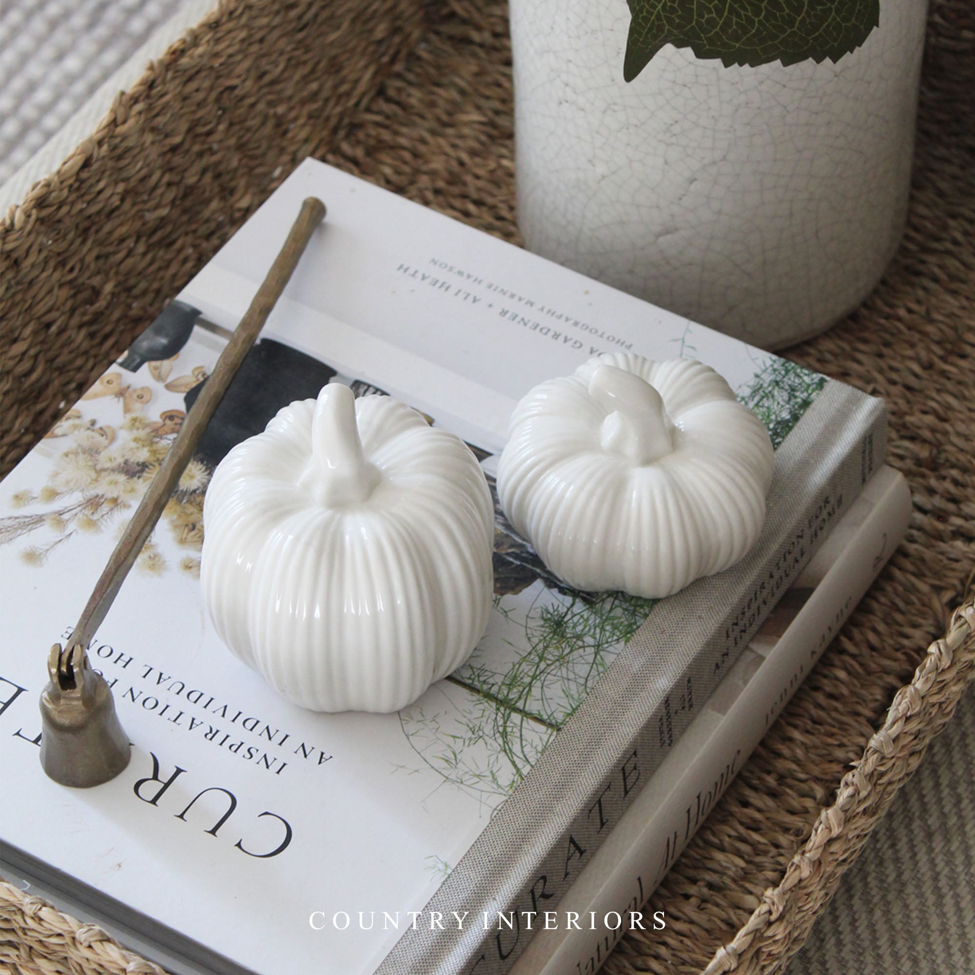 Ceramic Pumpkins - Two Sizes