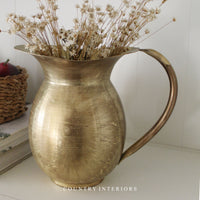 Vintage-Style Brass Jug