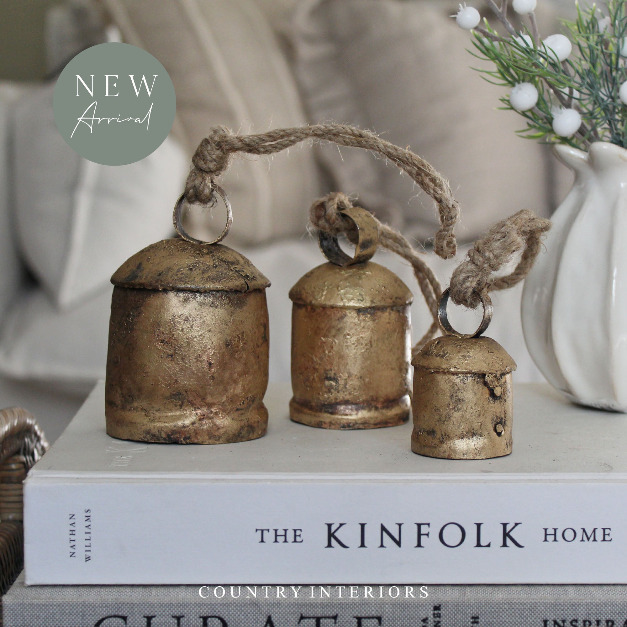 Brass Bells - Set of Three