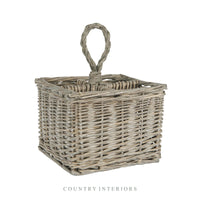 Wicker Cutlery Basket