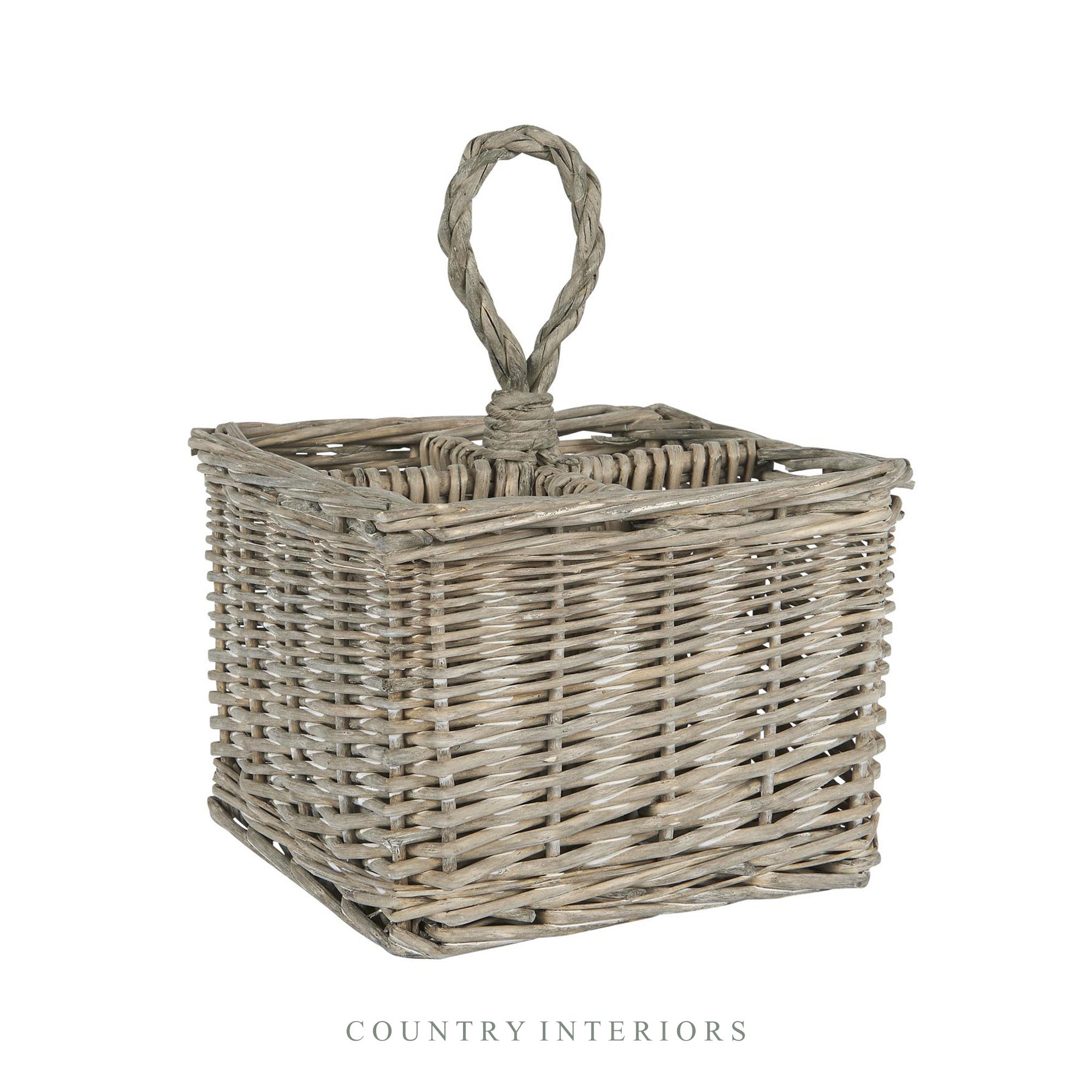 Wicker Cutlery Basket