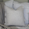 Natural Ruffle Cushion Feather Inner