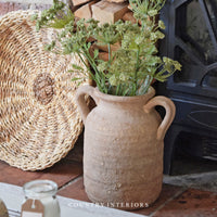 Rustic Vase with Handles