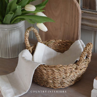 Round Seagrass Baskets - Two Sizes