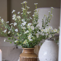 Cream Blossom Spray - 45cm