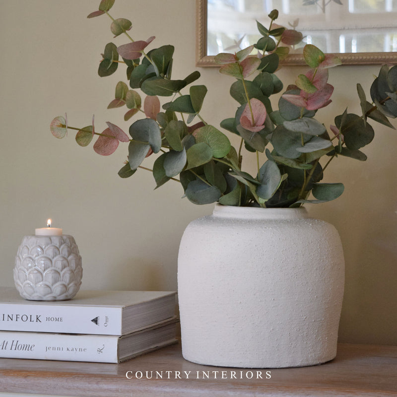 Ceramic Pinecone Tealight Holder