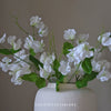 White Sweetpea Spray - 60cm