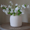 White Sweetpea Spray - 60cm