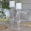 Daphne Glass Candle Holder - Set of Two