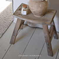 Low Wooden Stool