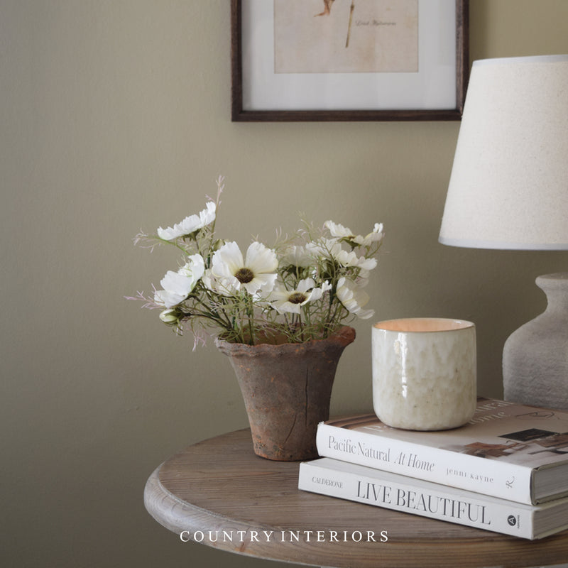 Redstone Pot with Frill Trim