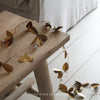 Gold Leaf & White Berry Garland