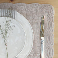 Quilted Placemat - Two Colours