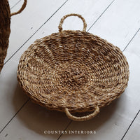 Round seagrass trays - Two sizes