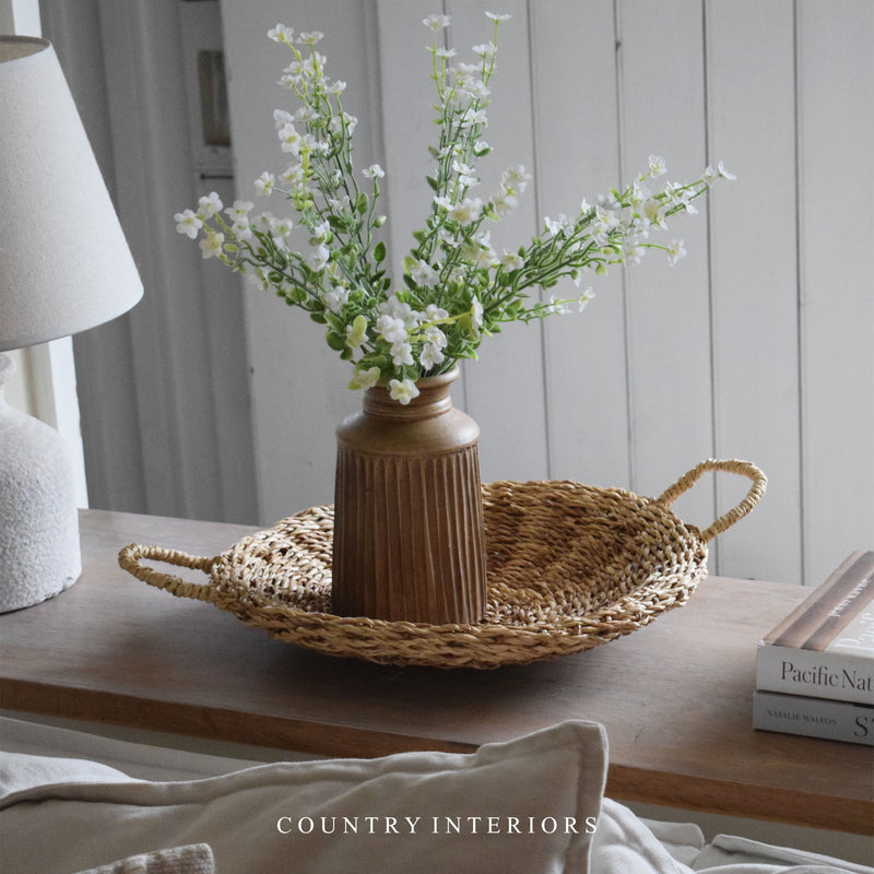 Round seagrass trays - Two sizes