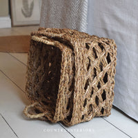 Seagrass storage basket - Two sizes