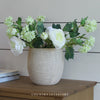 Faux Snowball Viburnum Spray in Green - 80cm