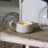 Stoneware Tealight Holder - Milk White