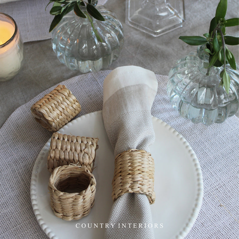 Off-White Jute Placemats - Set of Four