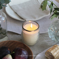 Hammered Glass Filled Votive