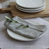 Grey Stripe Napkins - Set of Four
