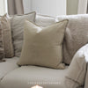 Crown Cushion in Ecru - 50x50cm