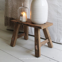Small Rustic Handmade Stool