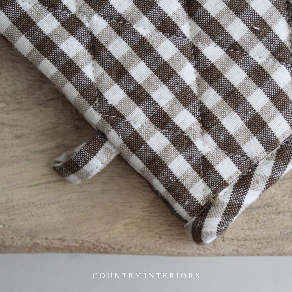 Gingham Oven Glove - Single