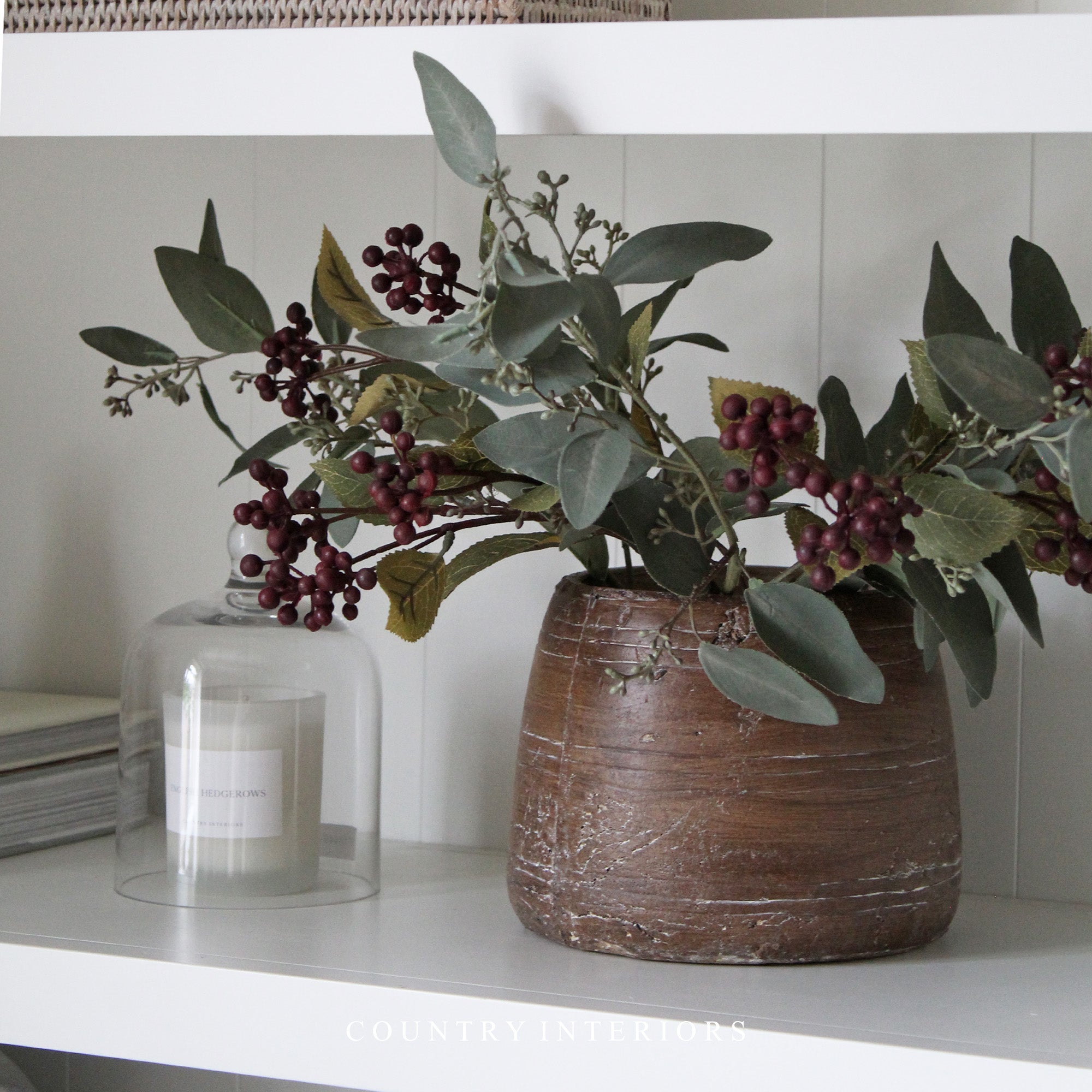 Stanton Stoneware Vase - Low