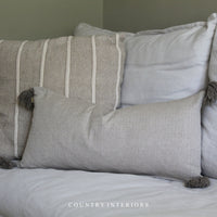 Herringbone Cushion in Taupe - Two Sizes