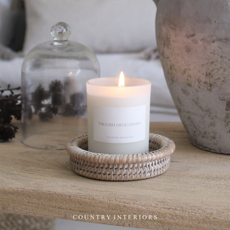 Rattan Candle Coaster - Two Finishes